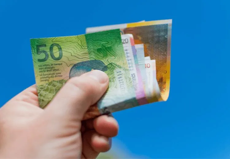 Actualité franc suisse&nbsp;: évolution du taux de change franc suisse euro 2023